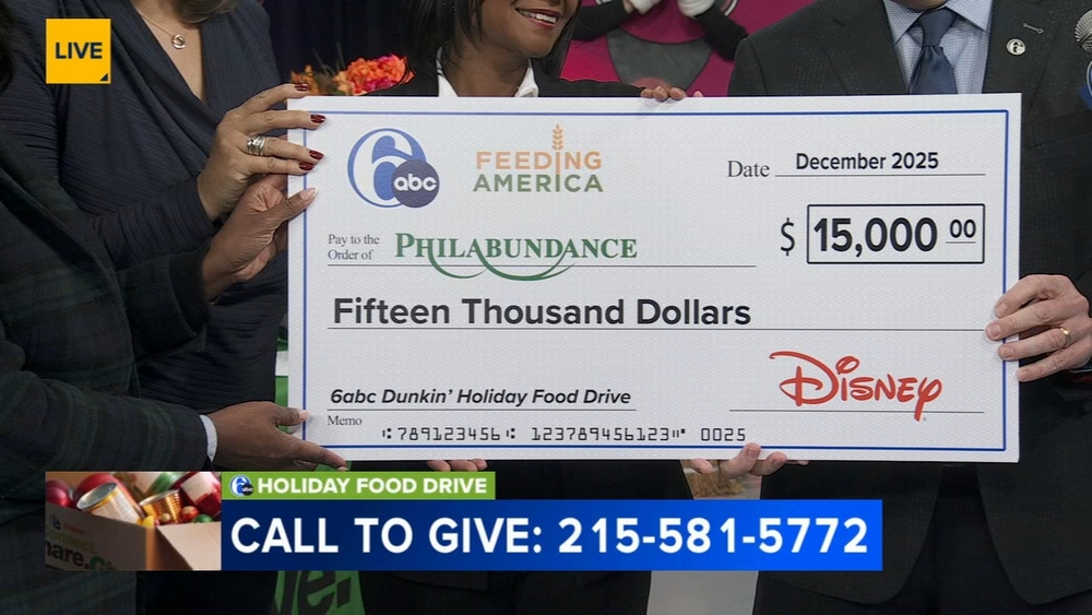 Disney donates $15K to help fight hunger in Philadelphia region