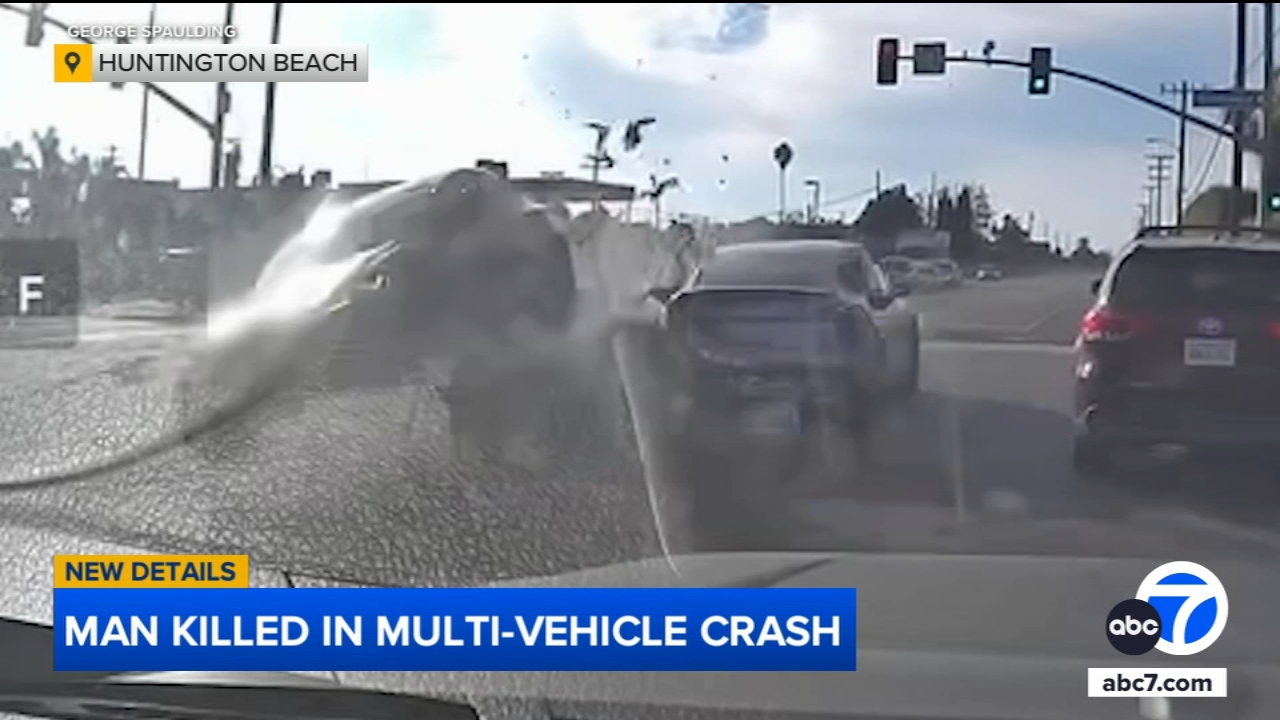 Man killed in violent multi-car crash in OC