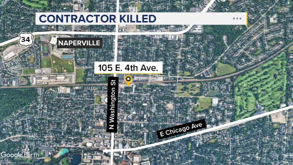 Freight train hits, kills worker removing snow near Naperville station: officials