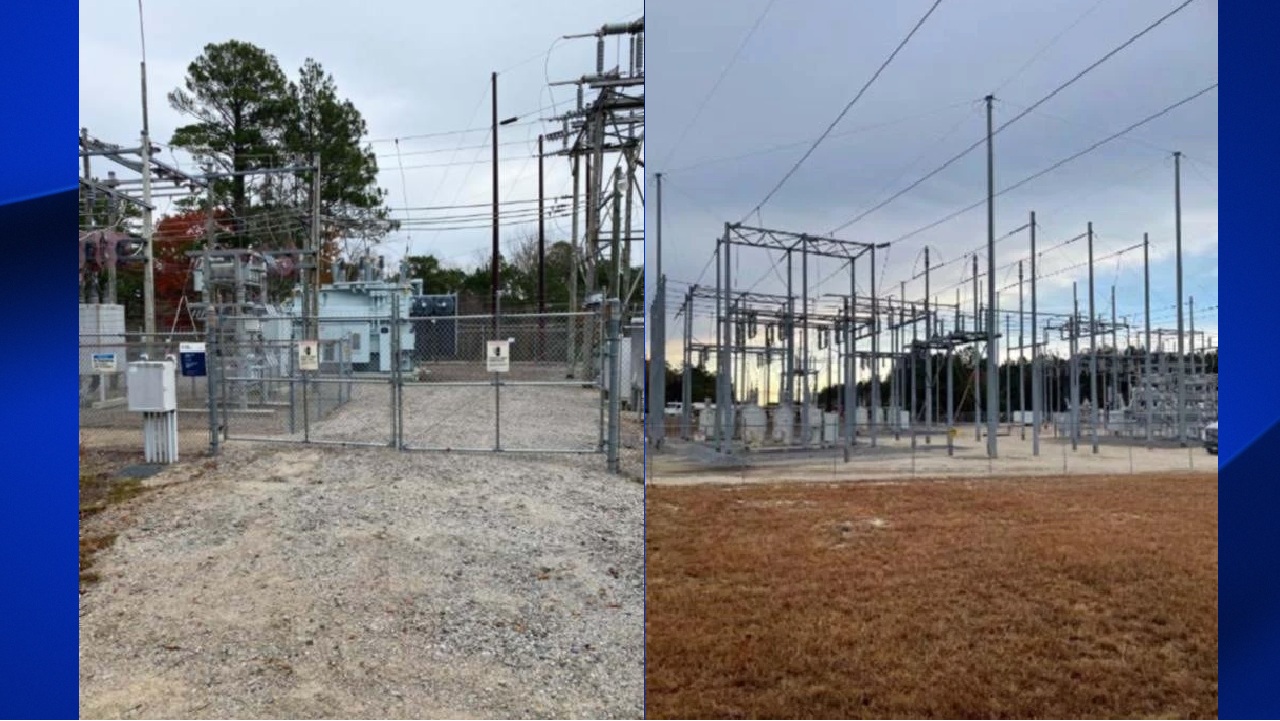 Carthage power grid (Left); West End power grid (Righ)