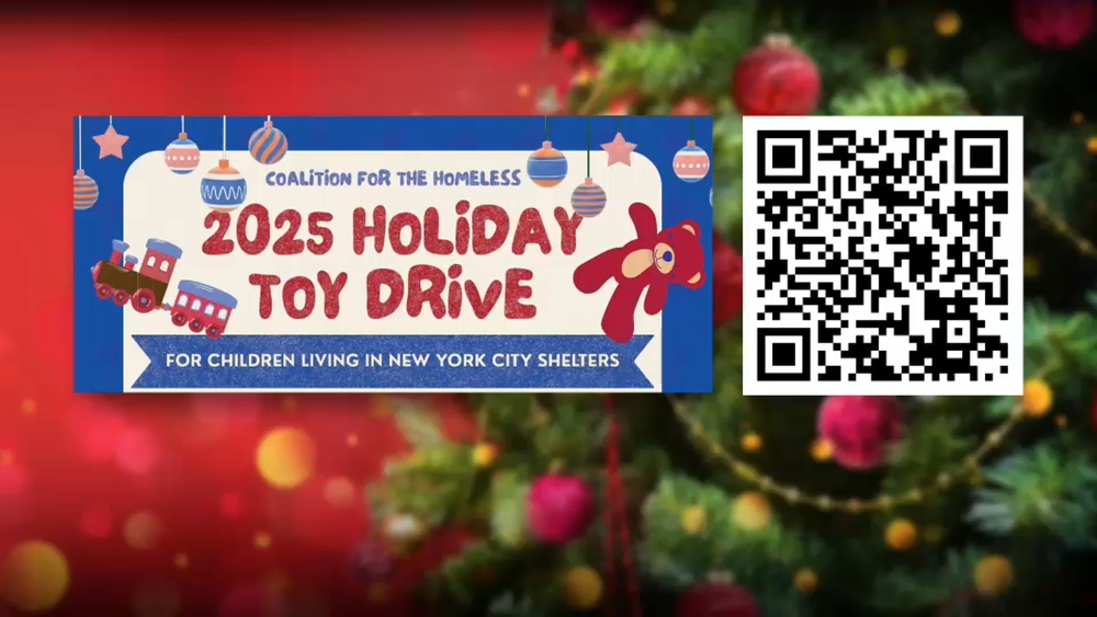Holiday toy drive for Coalition for the Homeless
