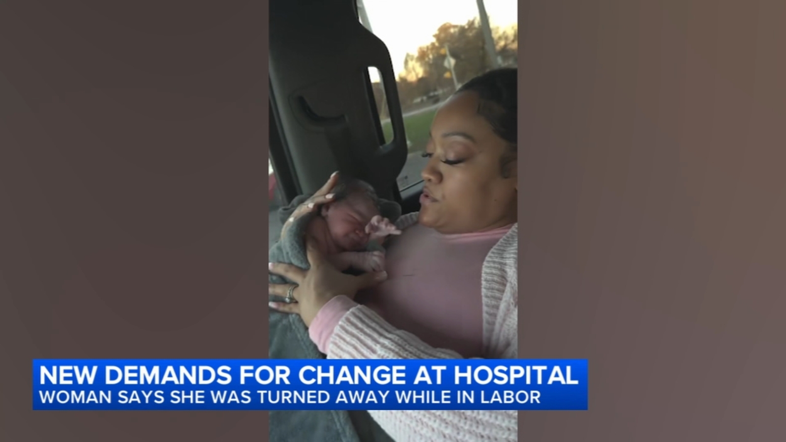 Woman who gave birth in car after being discharged meets with NW Indiana hospital; father speaks out