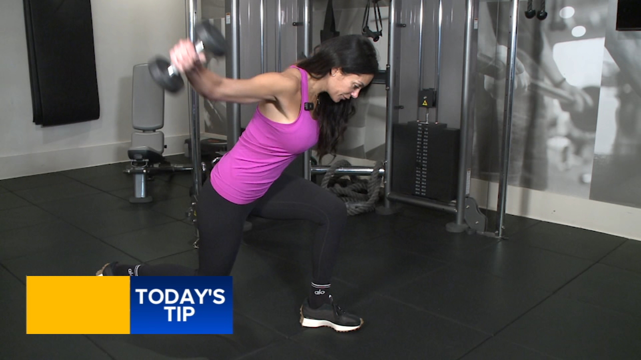 Fitness Tip: Compound exercise that works your upper and lower body