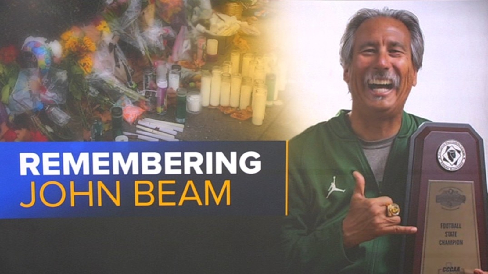 LIVE: Public memorial for legendary football coach John Beam being held in Oakland