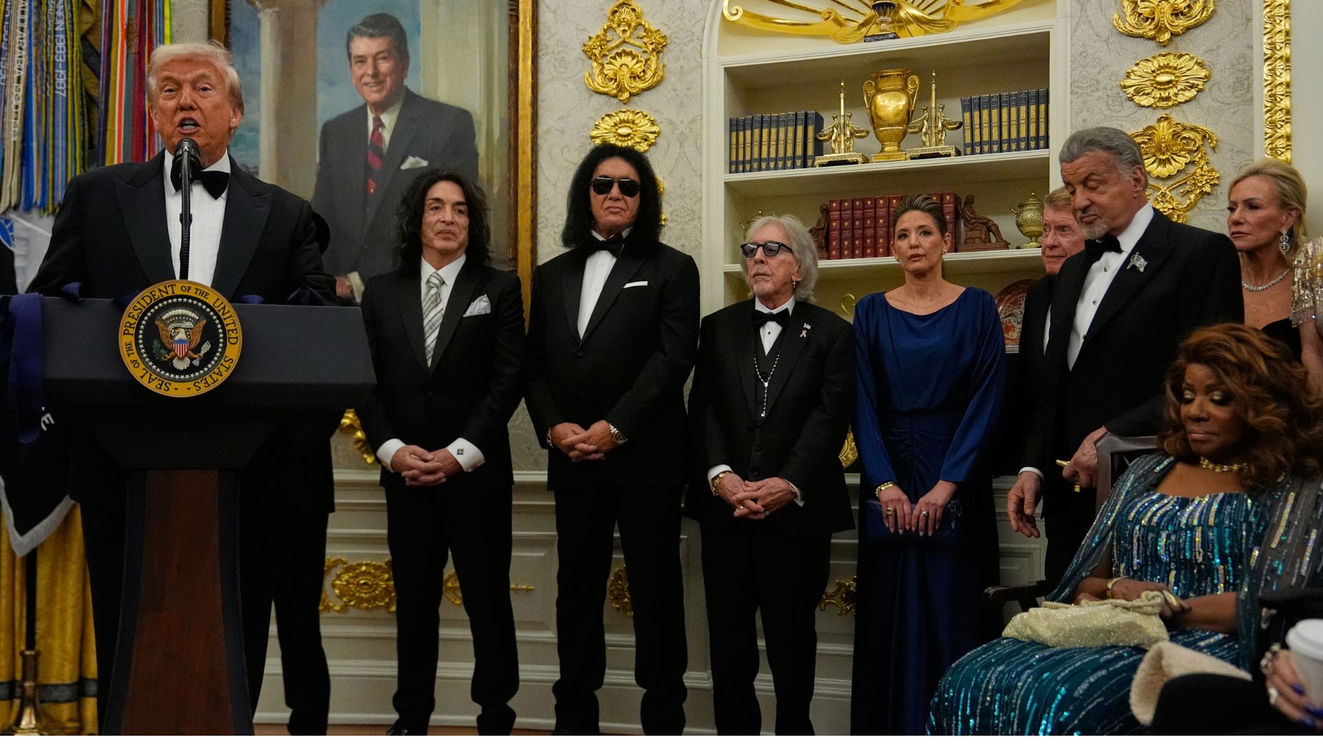 Trump says he's hosting the Kennedy Center Honors gala recognizing Stallone, Kiss, Gaynor and others