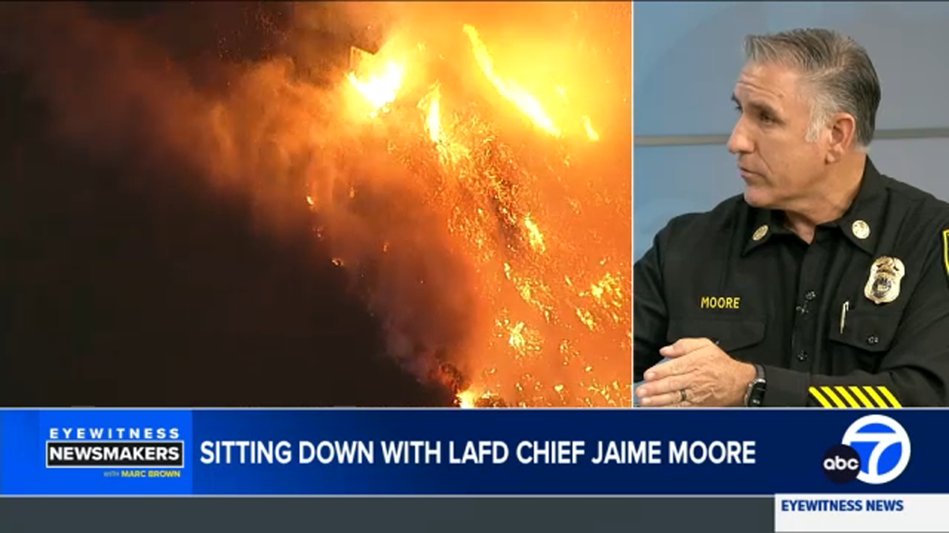 Eyewitness Newsmakers: New LAFD chief talks Palisades Fire, department changes and future plans