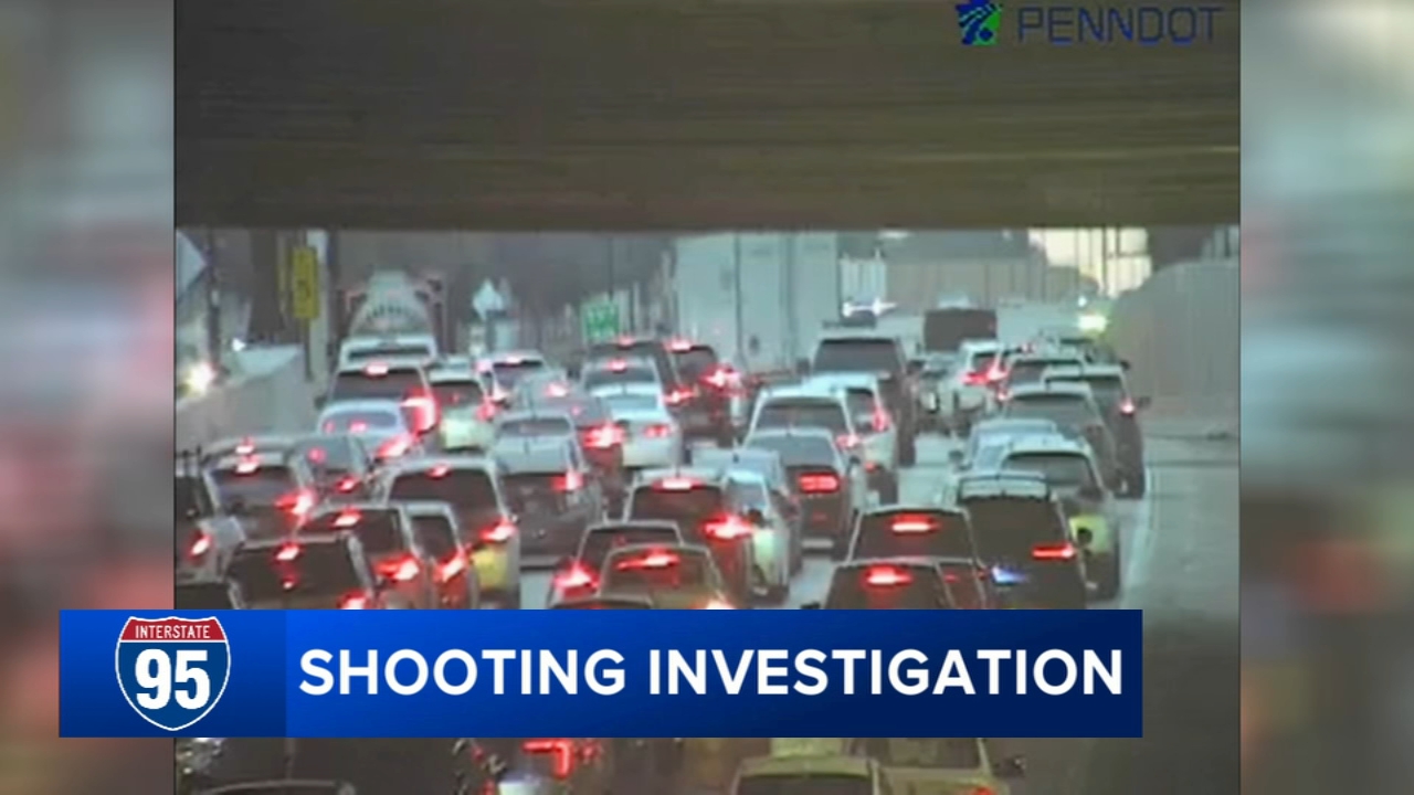 Gunfire on I-95 injures driver in South Philadelphia