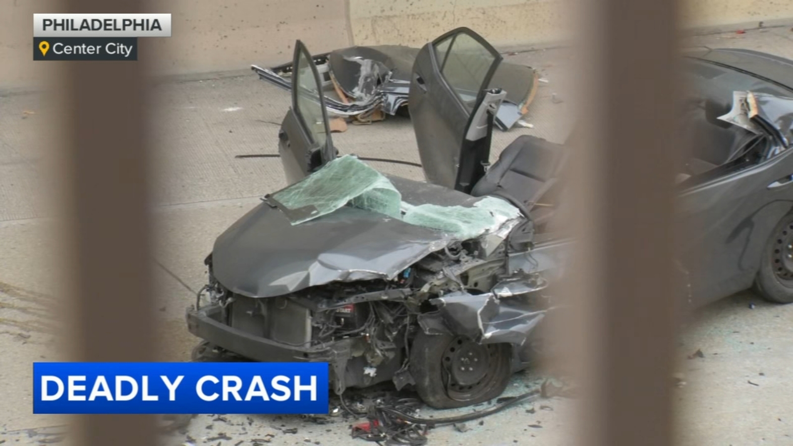 Man dead following crash on eastbound Vine Street Expressway near Broad ...