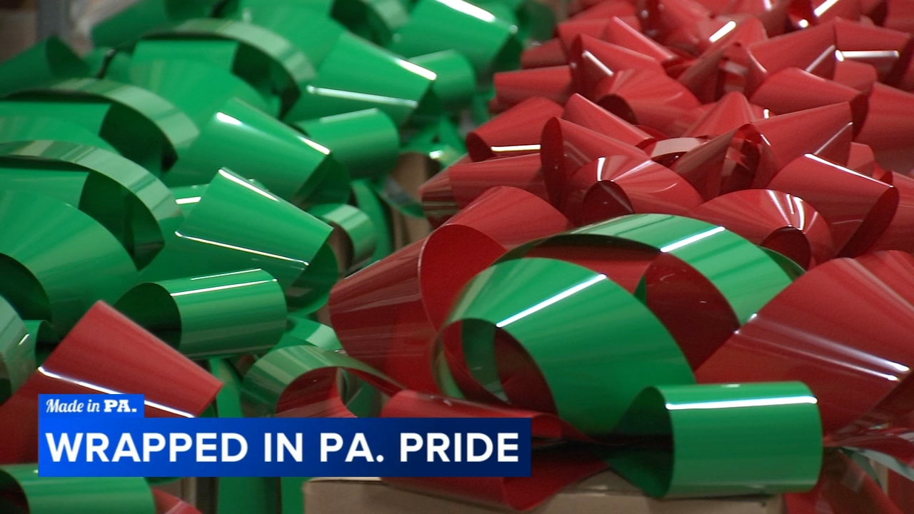Those big car bows are made right here in Pennsylvania