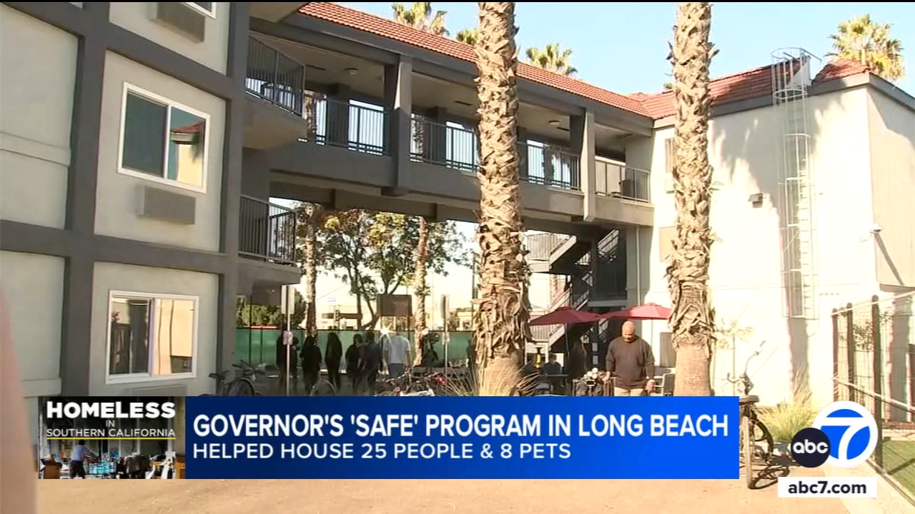 Newsom's SAFE task force addresses Long Beach homeless encampment