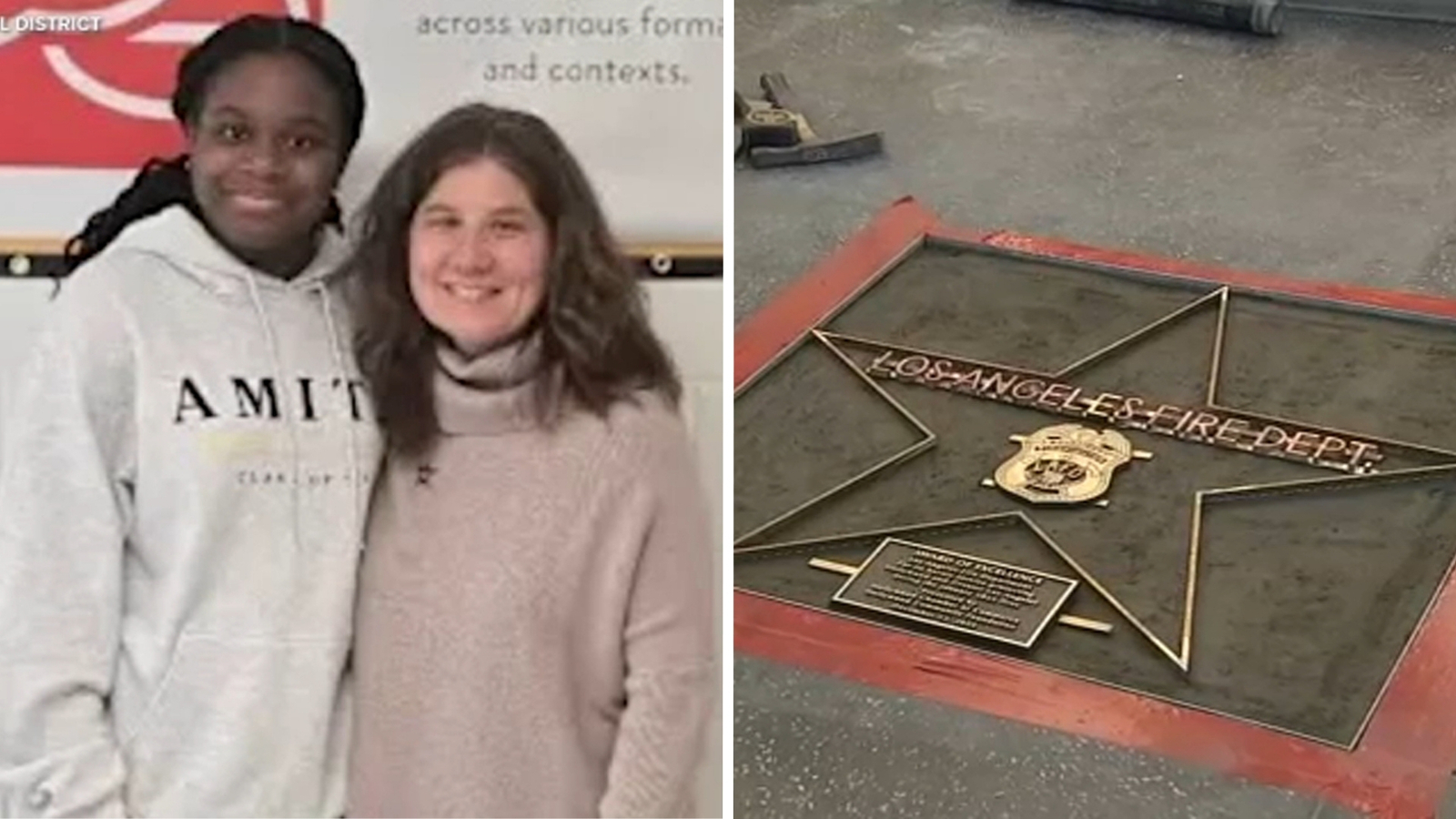 Los Angeles Fire Department to be honored with Hollywood Walk of Fame star thanks to letter from student