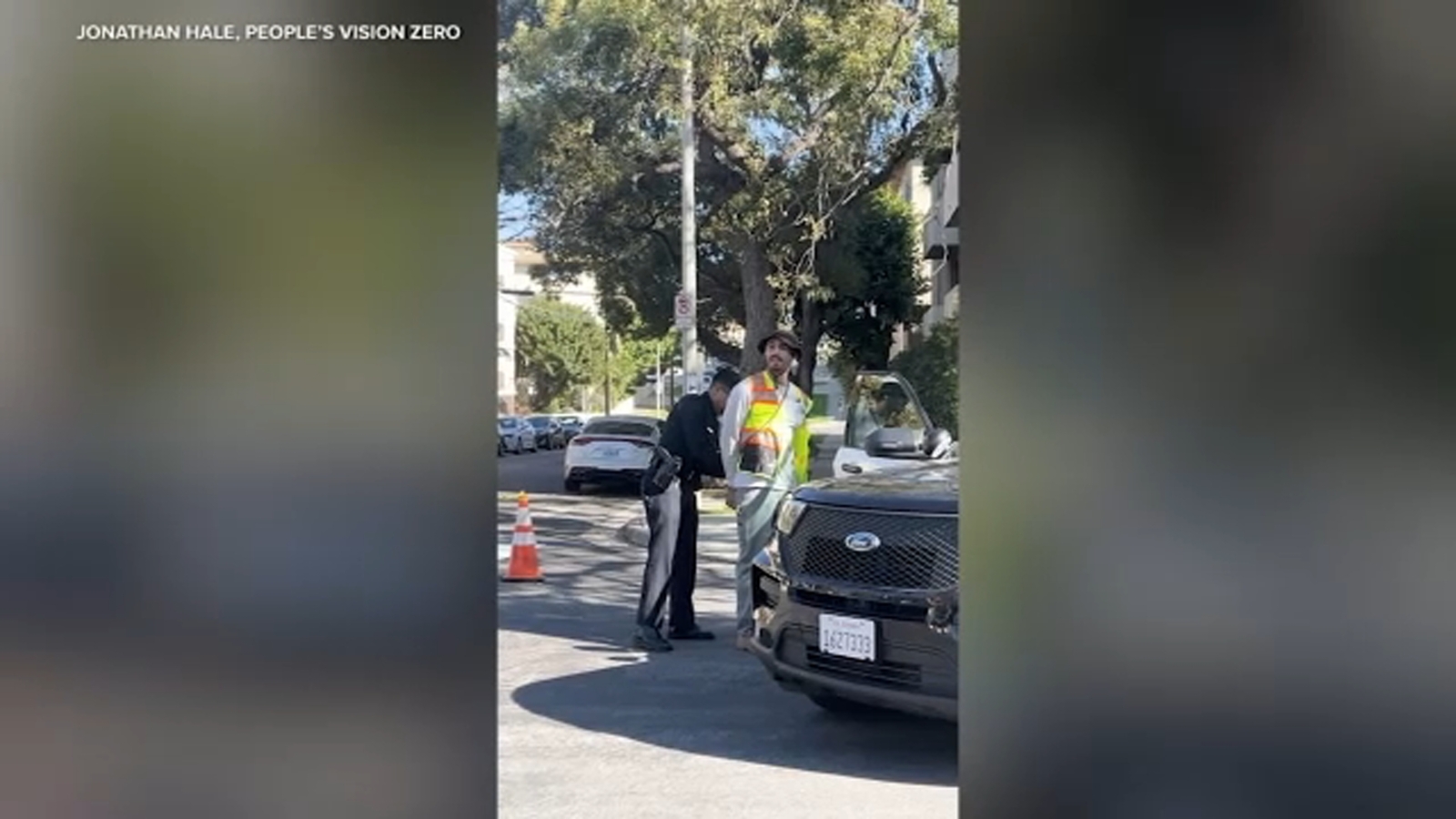 Man paints crosswalks in Westwood to make them safer, LAPD arrests him for vandalism Man paints crosswalks in Westwood to make them safer, LAPD arrests him for vandalism