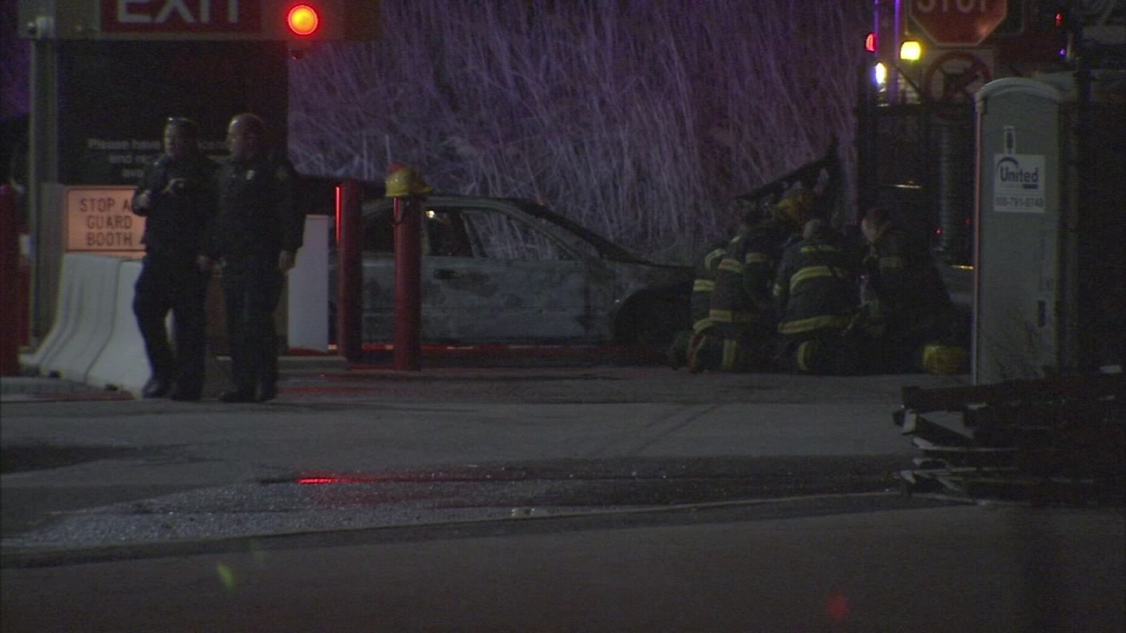 Police chase ends in fiery crash near Philadelphia Int'l Airport - 6abc ...