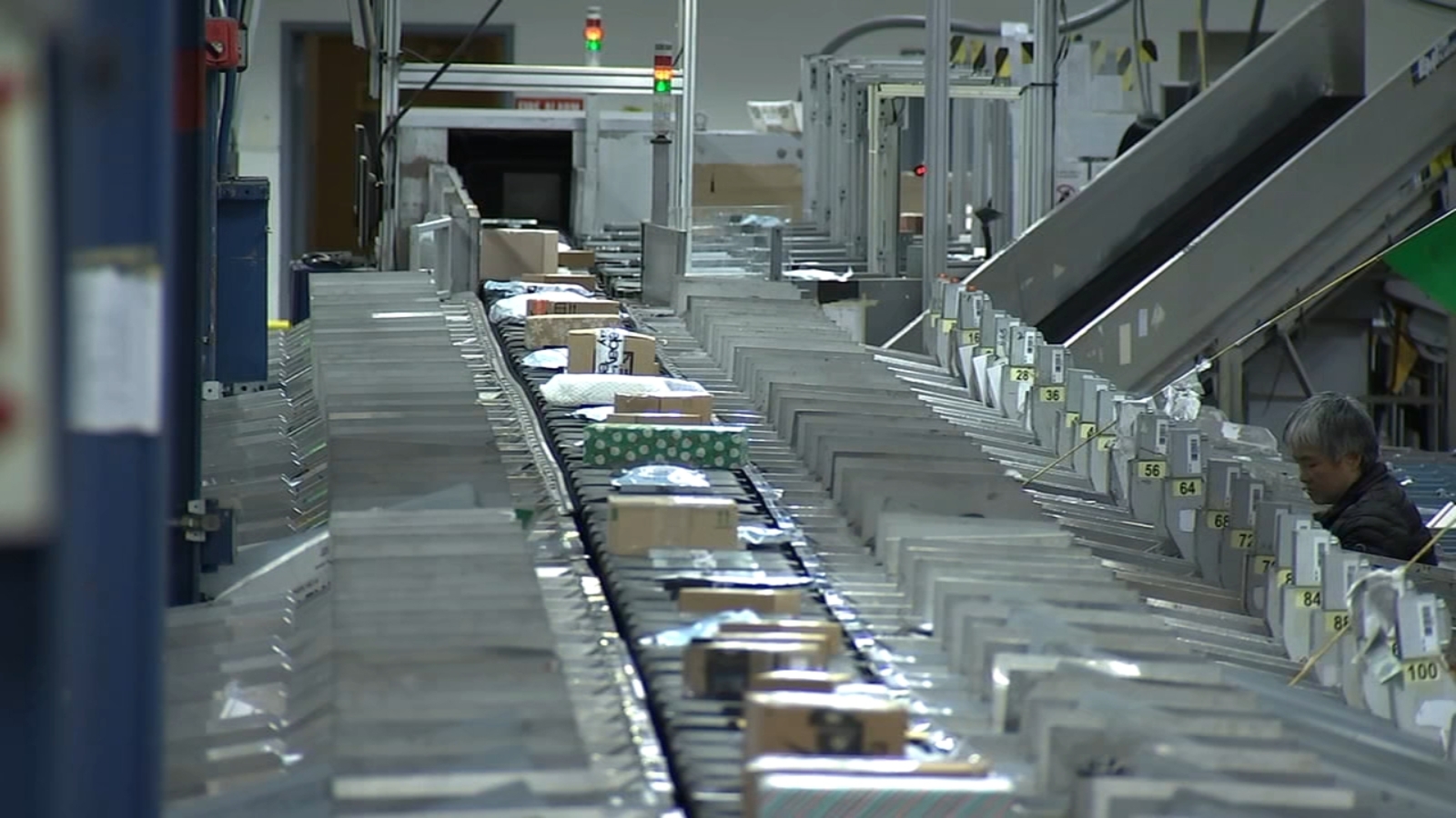 Behind the scenes of a Bay Area USPS processing facility during a record holiday season
