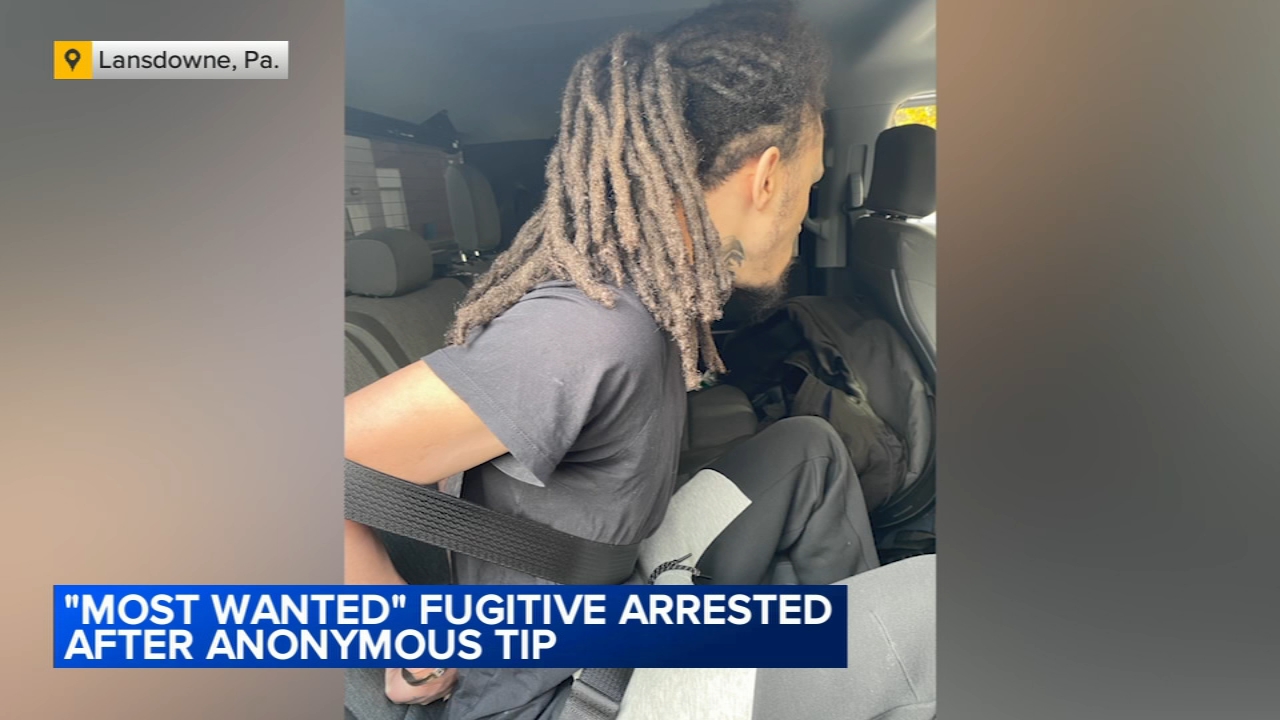 Fugitive accused of 3 Philadelphia murders arrested in Delaware County