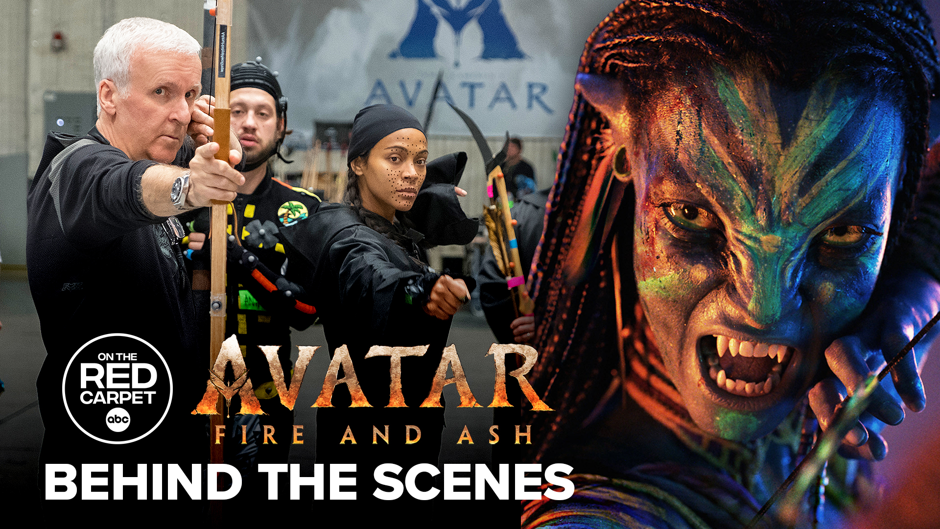 'Avatar: Fire and Ash': Behind the scenes with James Cameron, Zoe Saldaña and more!