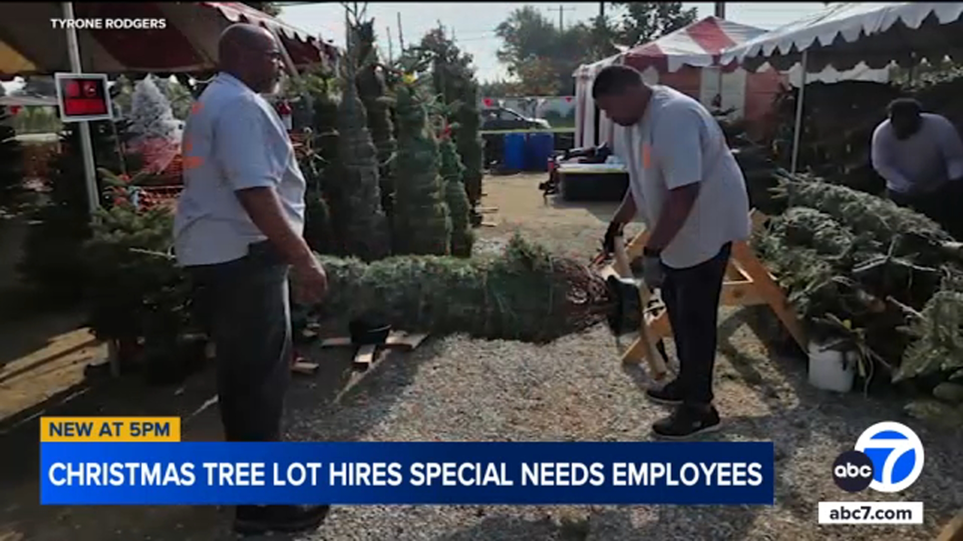 Former NFL player who owns OC Christmas tree farm supports special needs community with his business