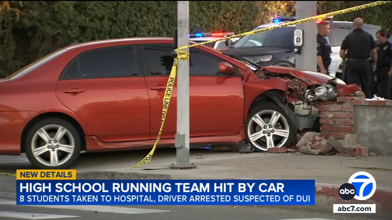 Anaheim High School Running Team Hit by Vehicle; Driver Arrested on DUI Suspicion