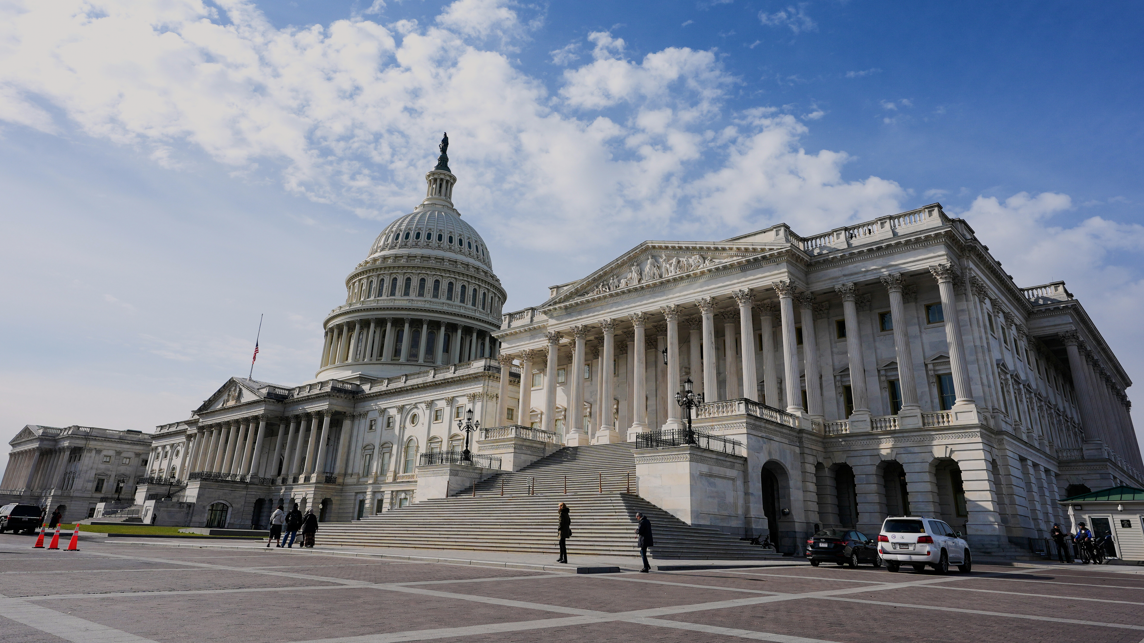 A view of the Senate side of the U.S. Capitol is seen Tuesday, Nov. 18, 2025, in Washington.