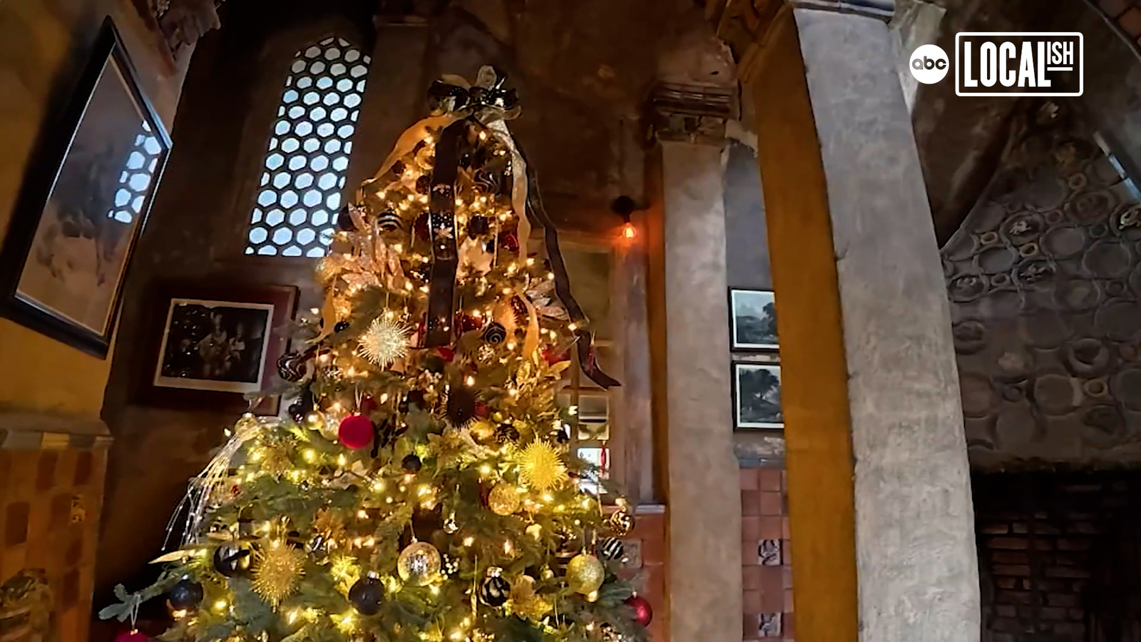 Fonthill Castle shines bright for the holiday season