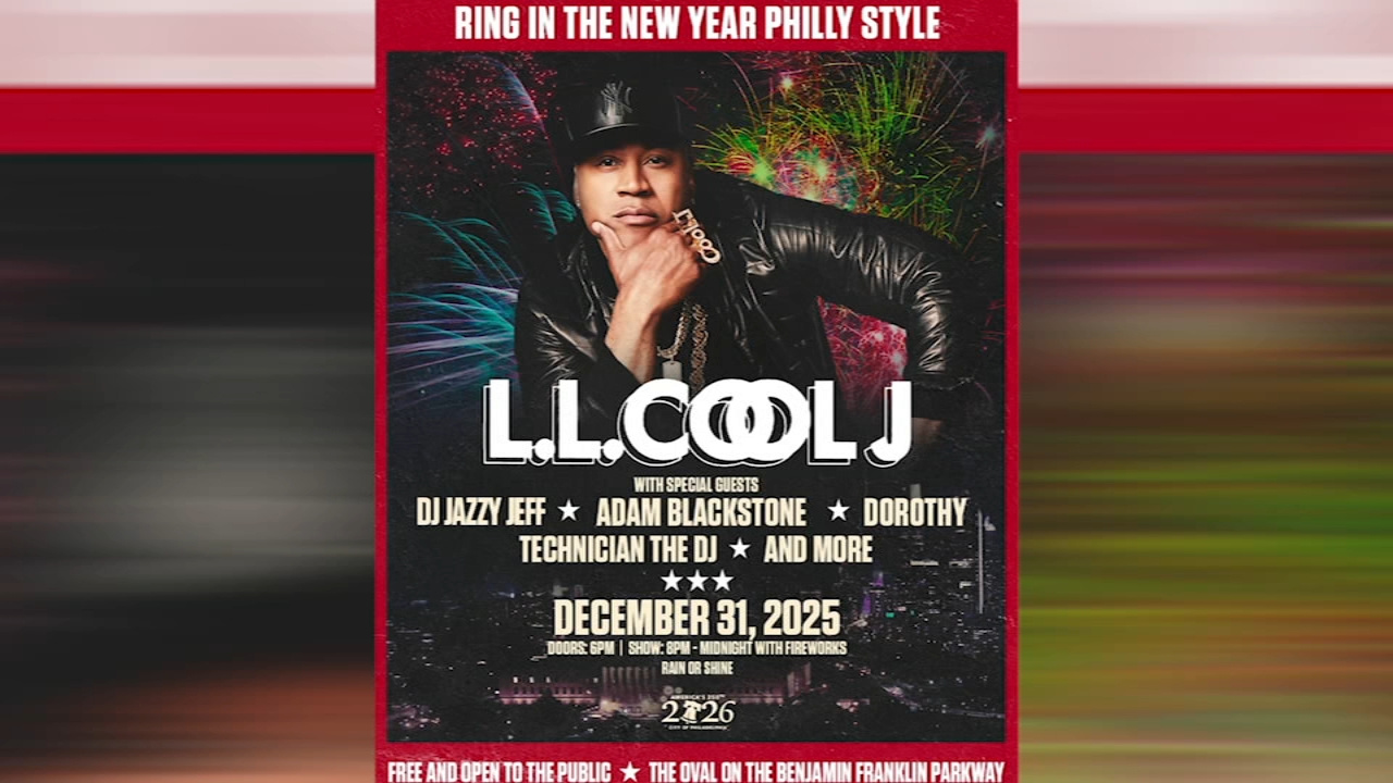 LL Cool J to headline free New Year's Eve concert, fireworks on