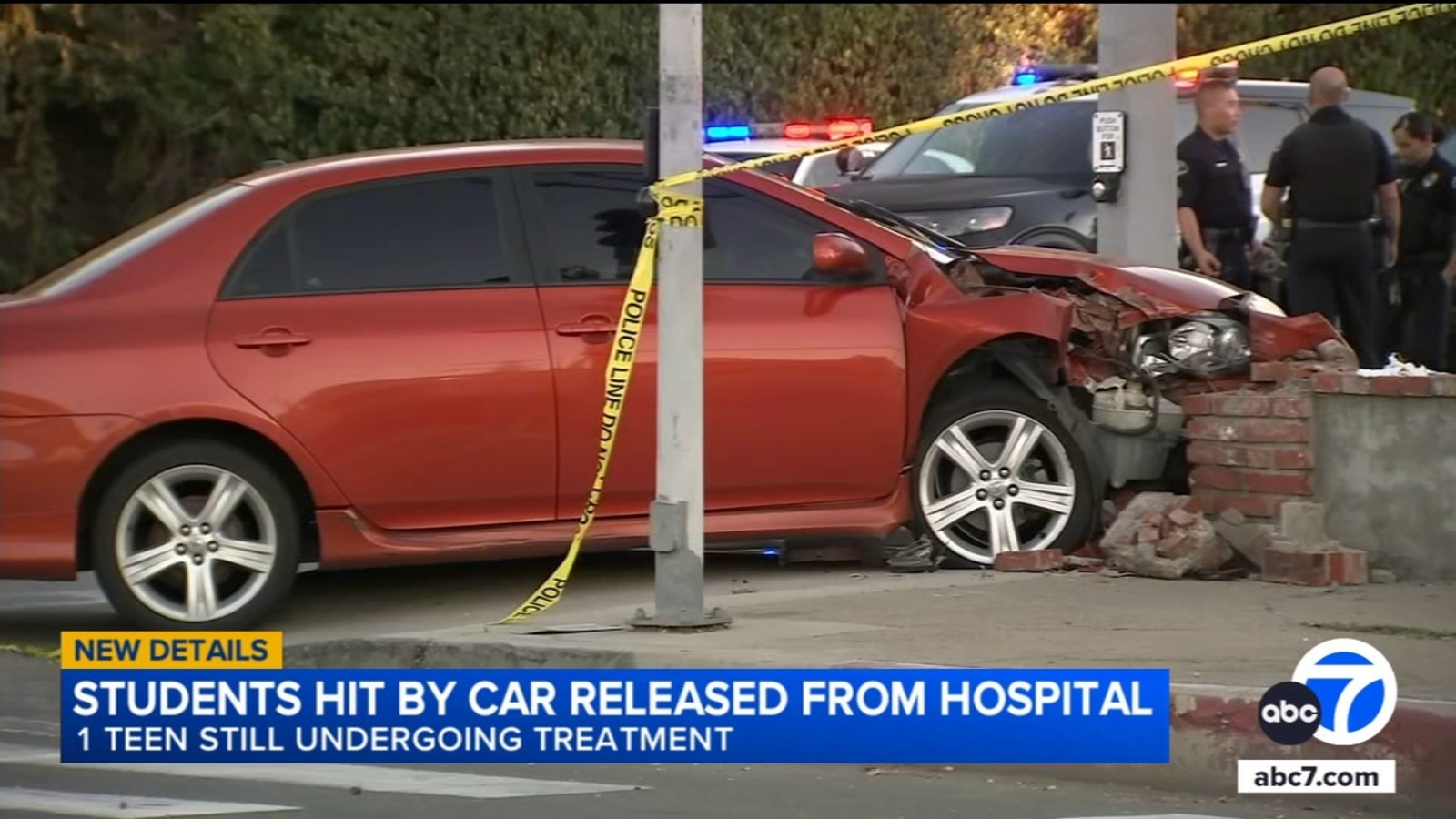 Most Anaheim High School students struck by alleged DUI driver now at home; 1 teen still hospitalized Most Anaheim High School students struck by alleged DUI driver now at home; 1 teen still hospitalized