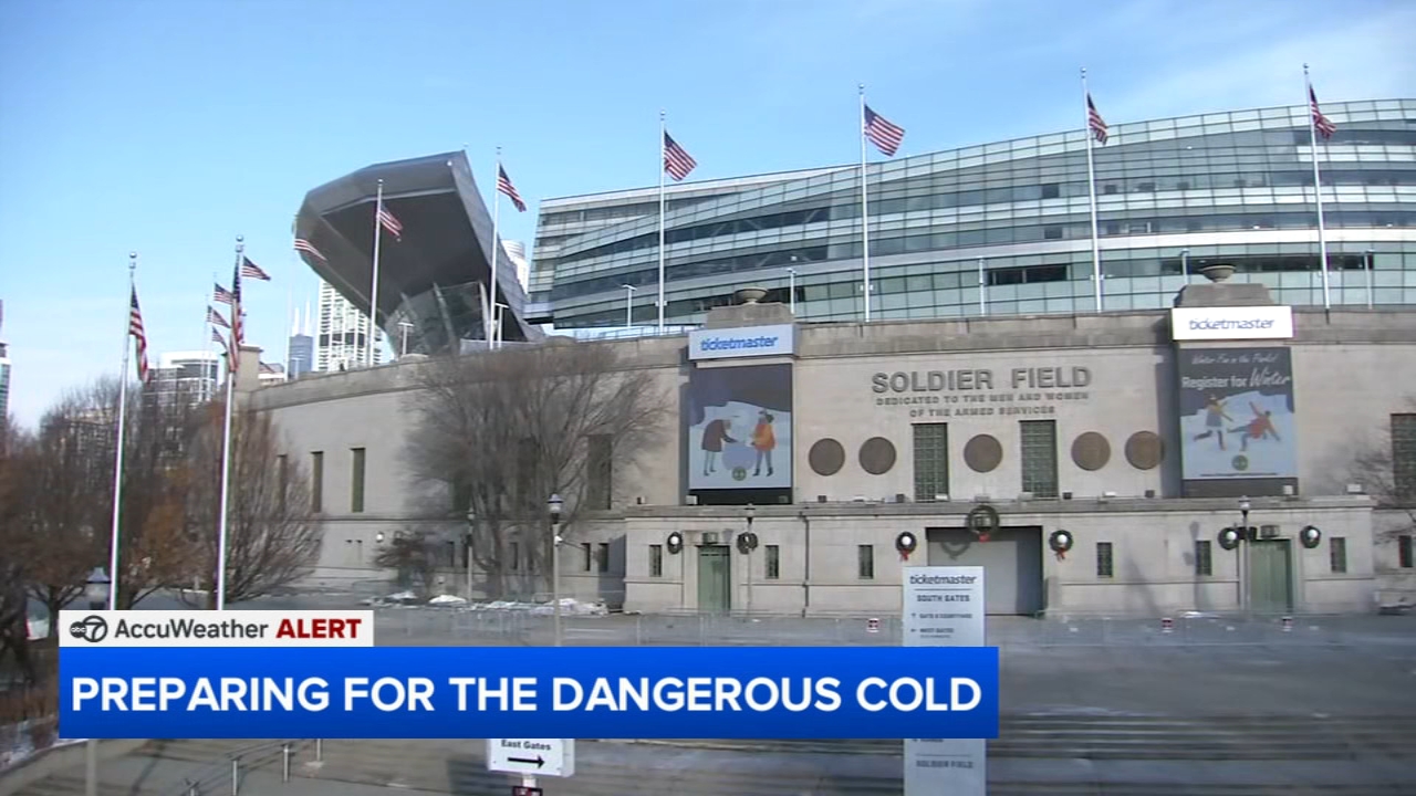 Dangerous cold moving into Chicago area, Bears game to be very cold