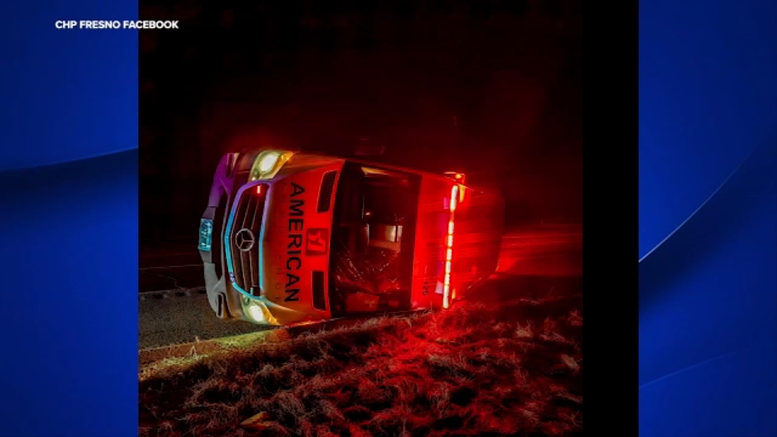 Suspect arrested after stealing American Ambulance vehicle in Fresno, CHP says