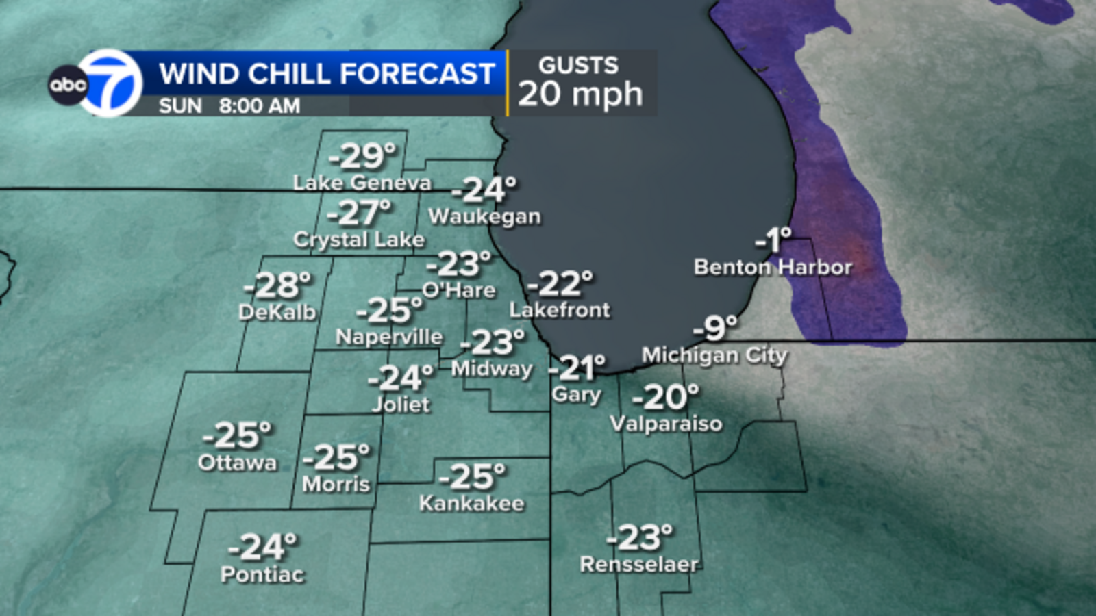 AccuWeather Alert: Arctic blast brings wind chills below zero to Chicago area