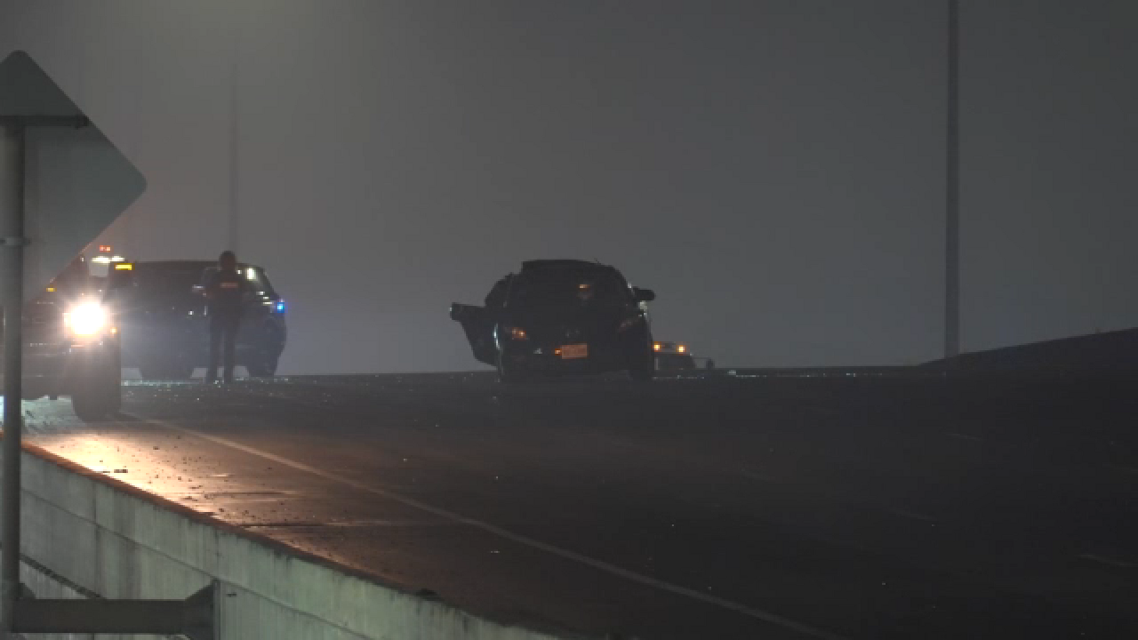 Driver of stalled car dead after tow truck crashes into him on ...