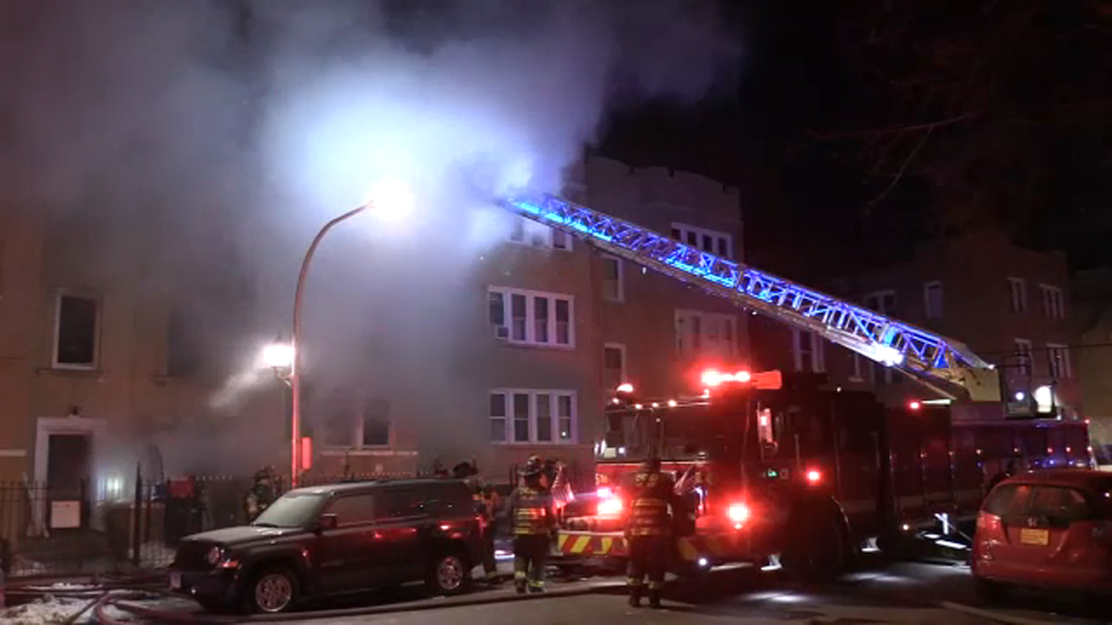 Chicago firefighter hurt while battling fire in Humboldt Park, officials say