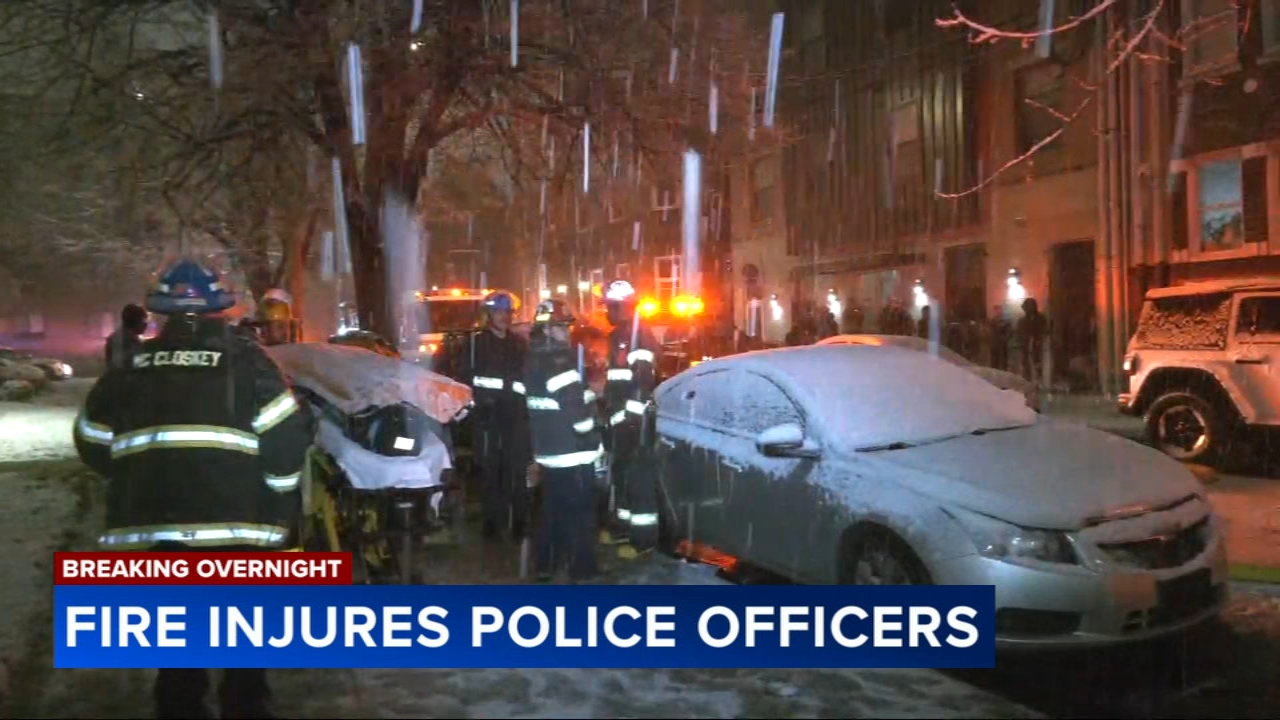 2 officers hospitalized for smoke inhalation following North Philadelphia fire