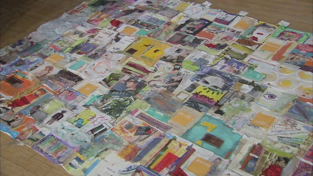 Quilt project showcases artwork of Trenton students