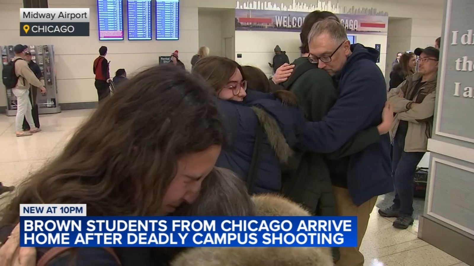 Brown University students from Chicago return home after deadly mass shooting on campus