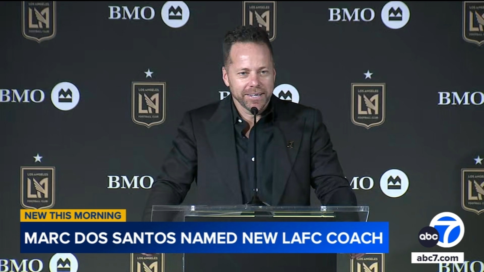 LAFC introduces Marc Dos Santos as new head coach after serving as an assistant for the past four seasons LAFC introduces Marc Dos Santos as new head coach after serving as an assistant for the past four seasons
