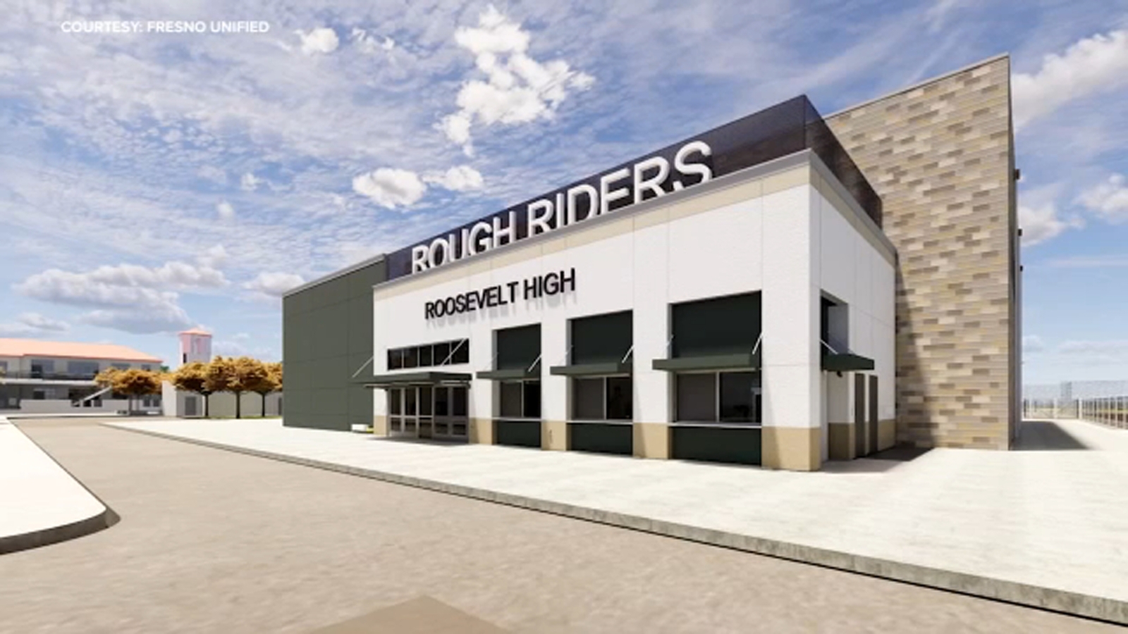 Construction begins on Roosevelt High School's new auxiliary gym