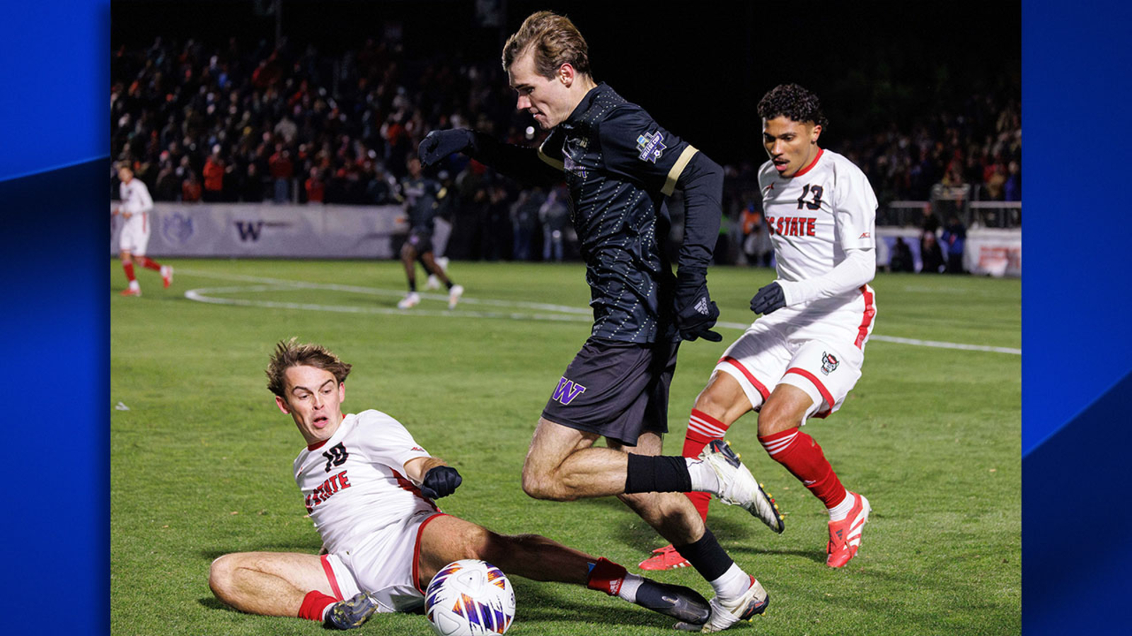 NC State falls 3-2 in OT to Washington in men's soccer title game