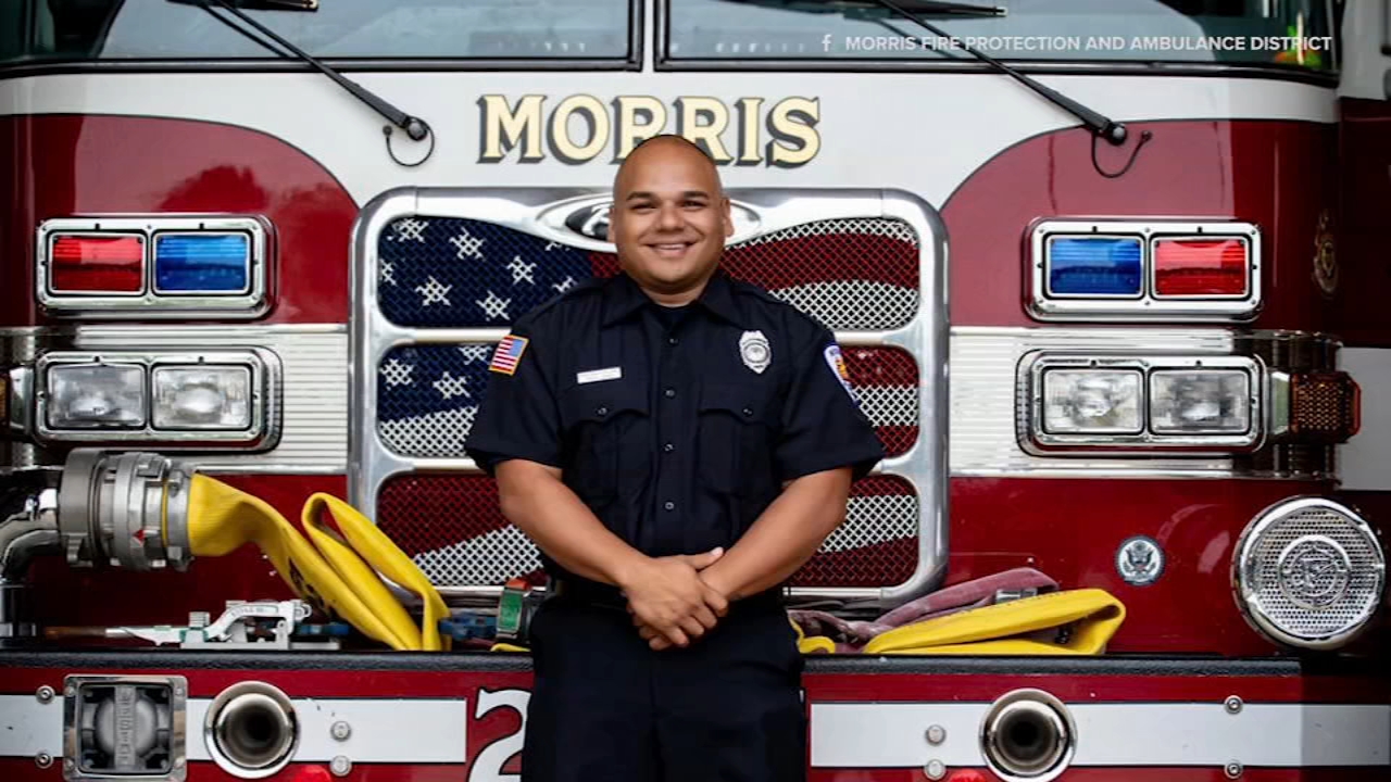 Morris firefighter killed in crash, officials say