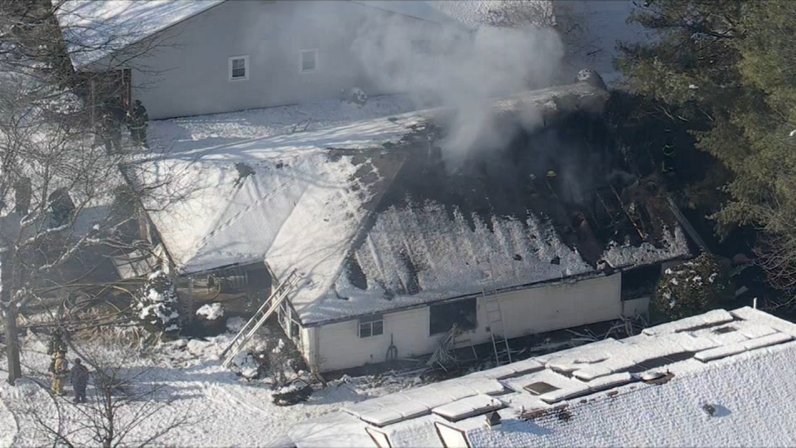 Man rescued from burning home in Burlington County - 6abc Philadelphia