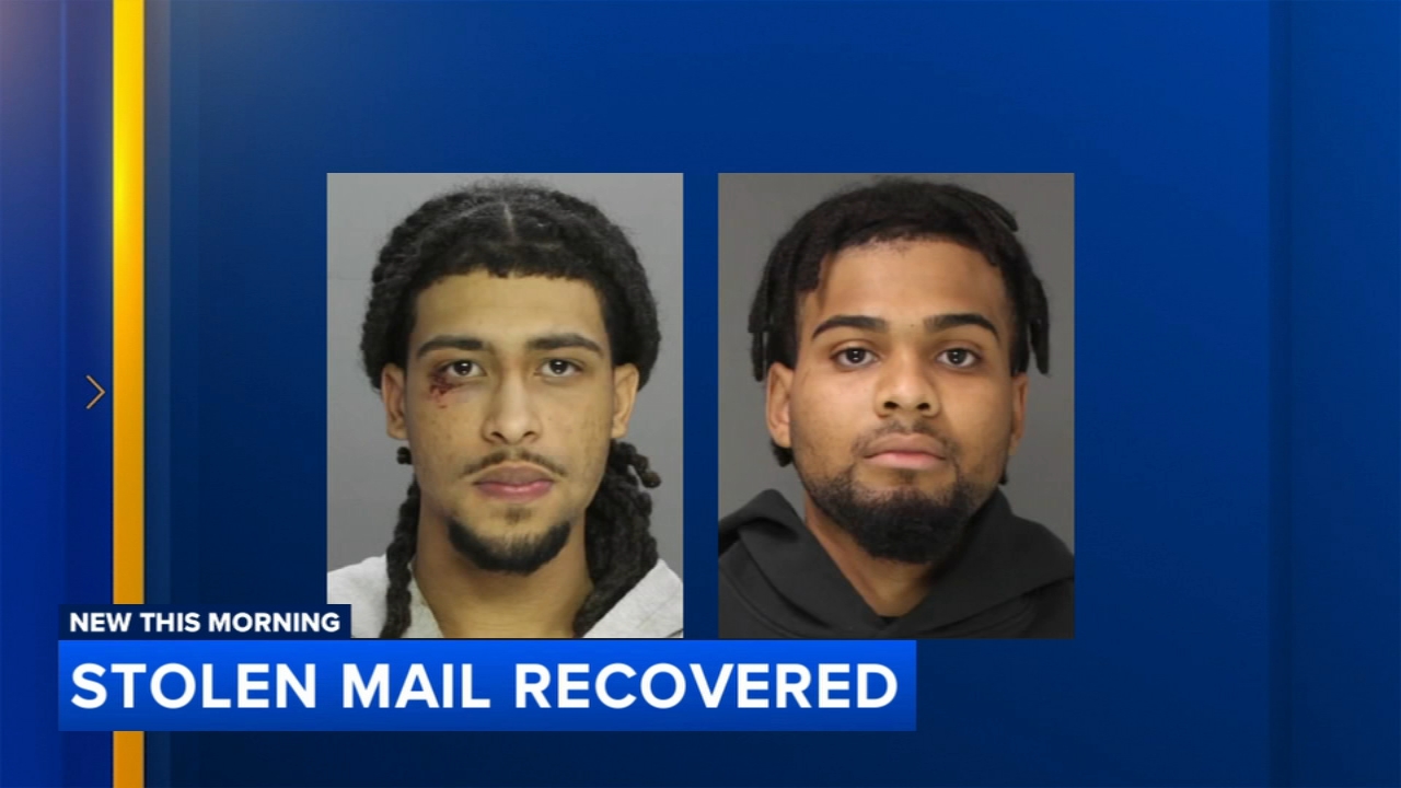 Suspected mail thieves arrested following police pursuit in Berks Co.