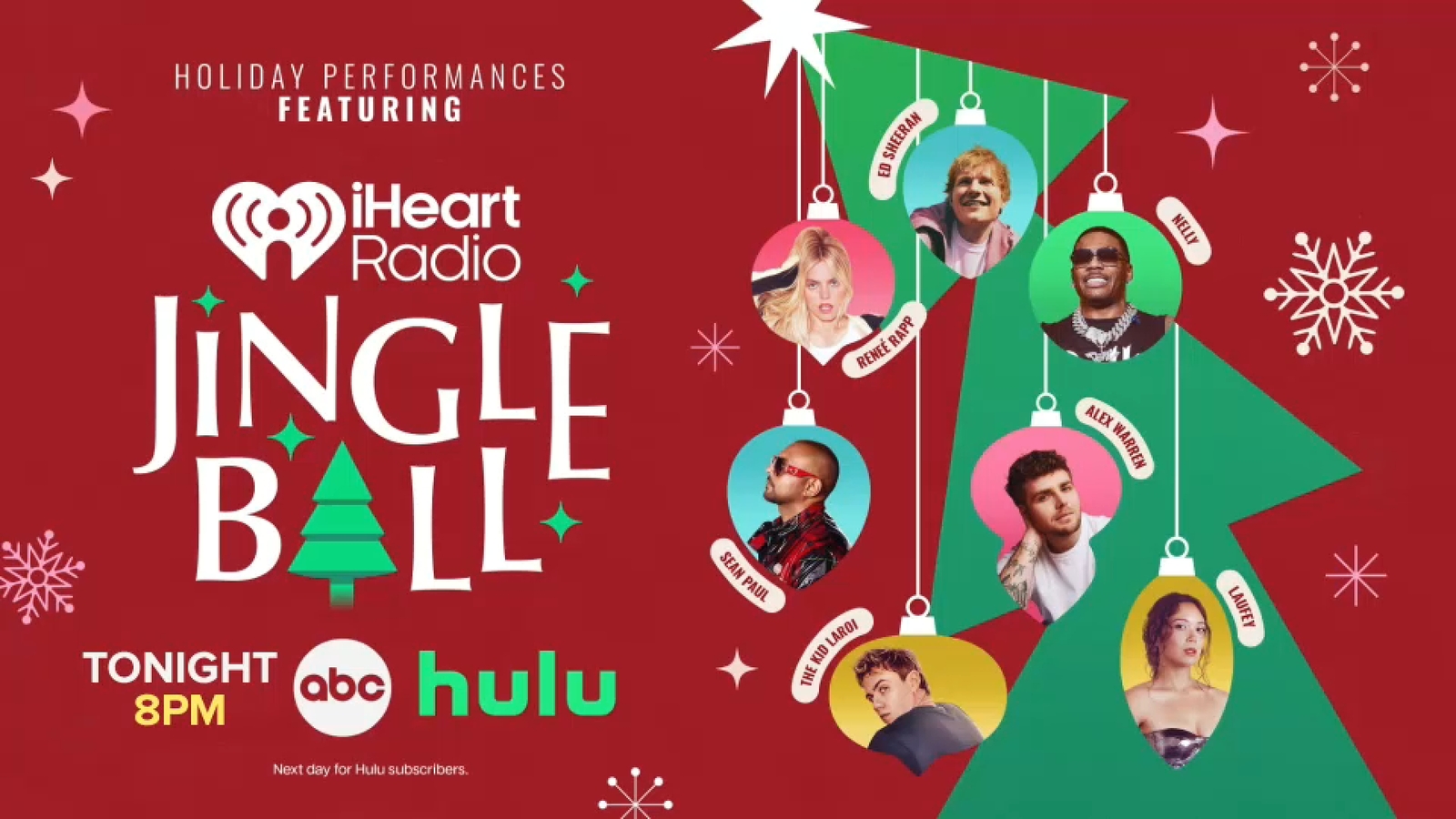 Biggest music artists to take stage for iHeartRadio Jingle Ball 2025 tonight
