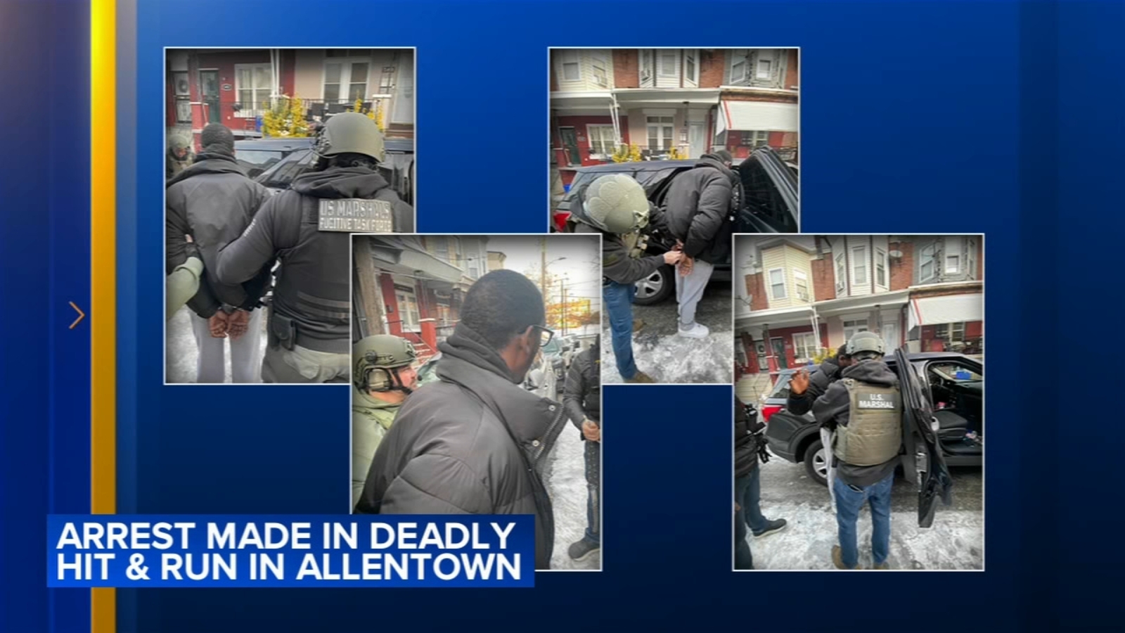 Philadelphia man arrested for fatal pedestrian hit-and-run in Allentown, Pennsylvania