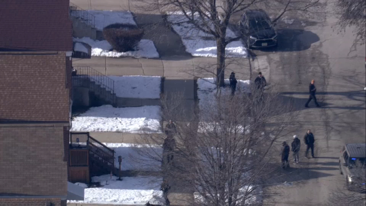 Chopper 7 was over police activity Chicago's West Lawn neighborhood on Wednesday afternoon.