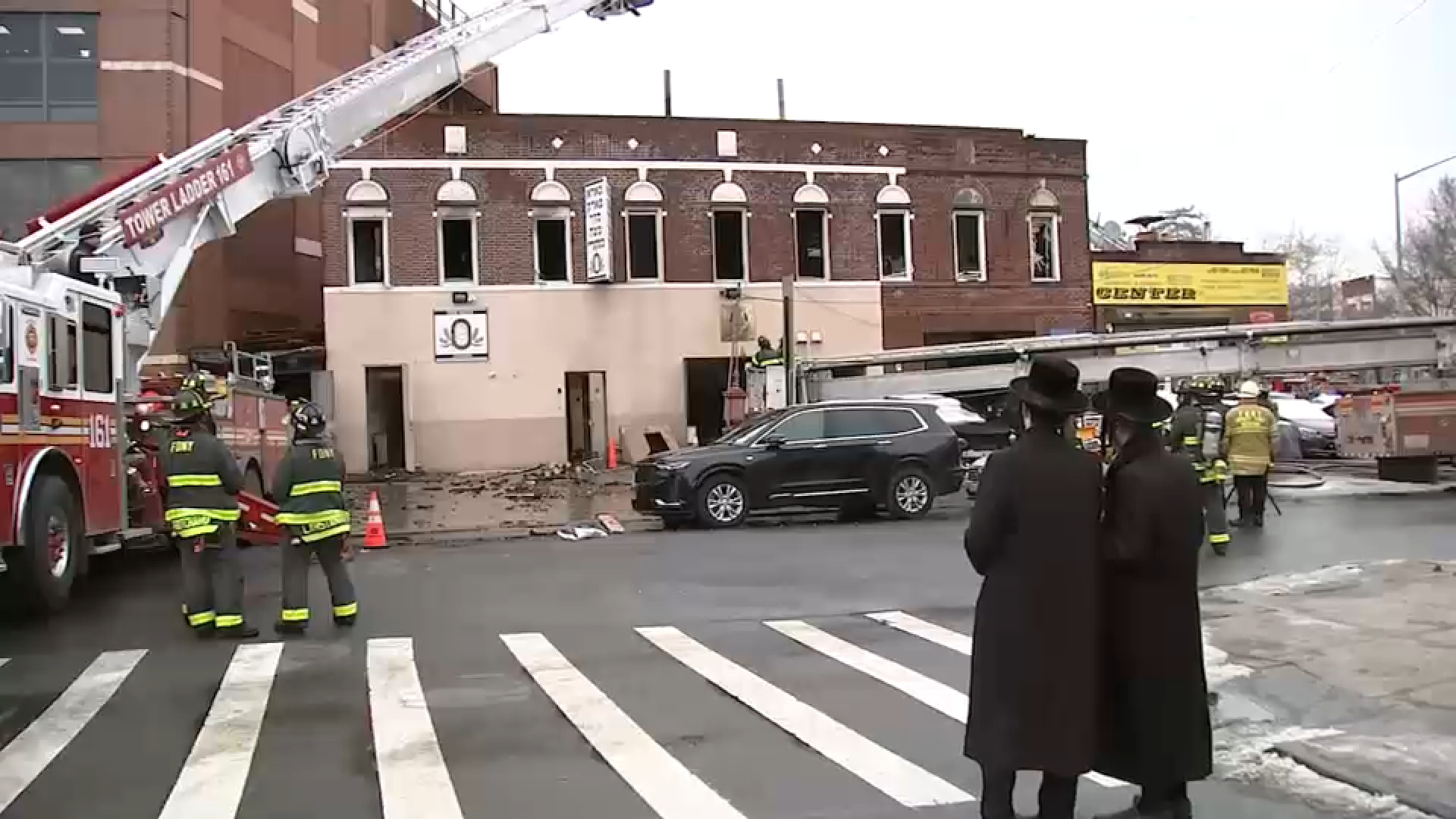 Firefighter, child and 2 adults hurt after fire at Brooklyn bakery