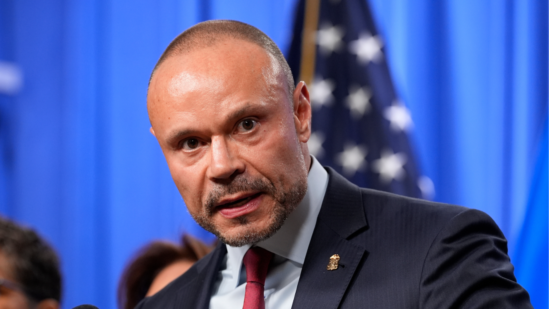 Dan Bongino, FBI deputy director, speaks during a news conference at the Department of Justice, Thursday, Dec. 4, 2025, in Washington.