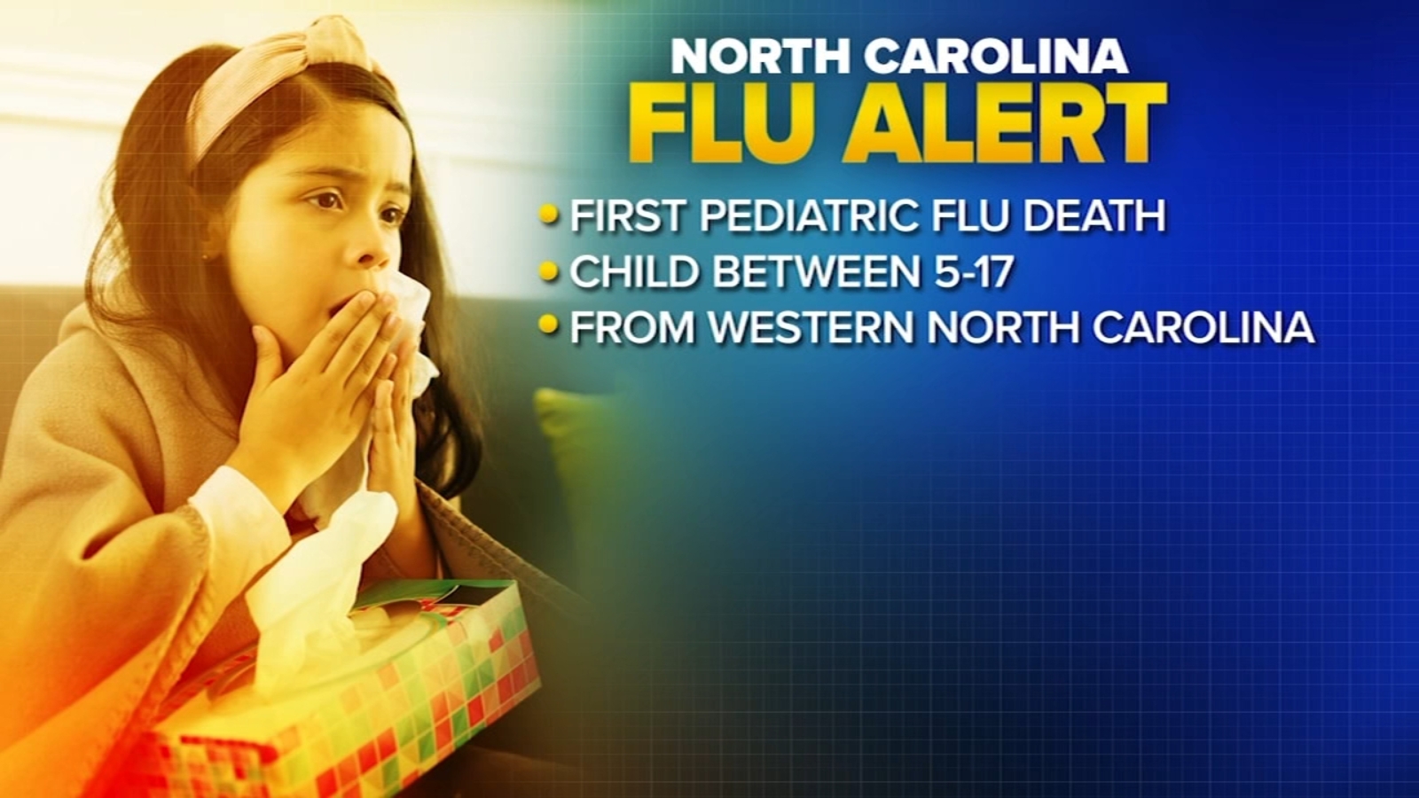 First NC child flu death reported this season: NCDHHS