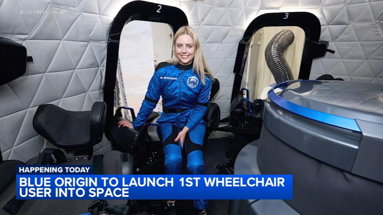 Blue Origin to launch 1st wheelchair user into space