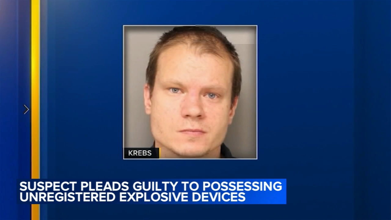 Chester County man pleads guilty to possessing unregistered explosives