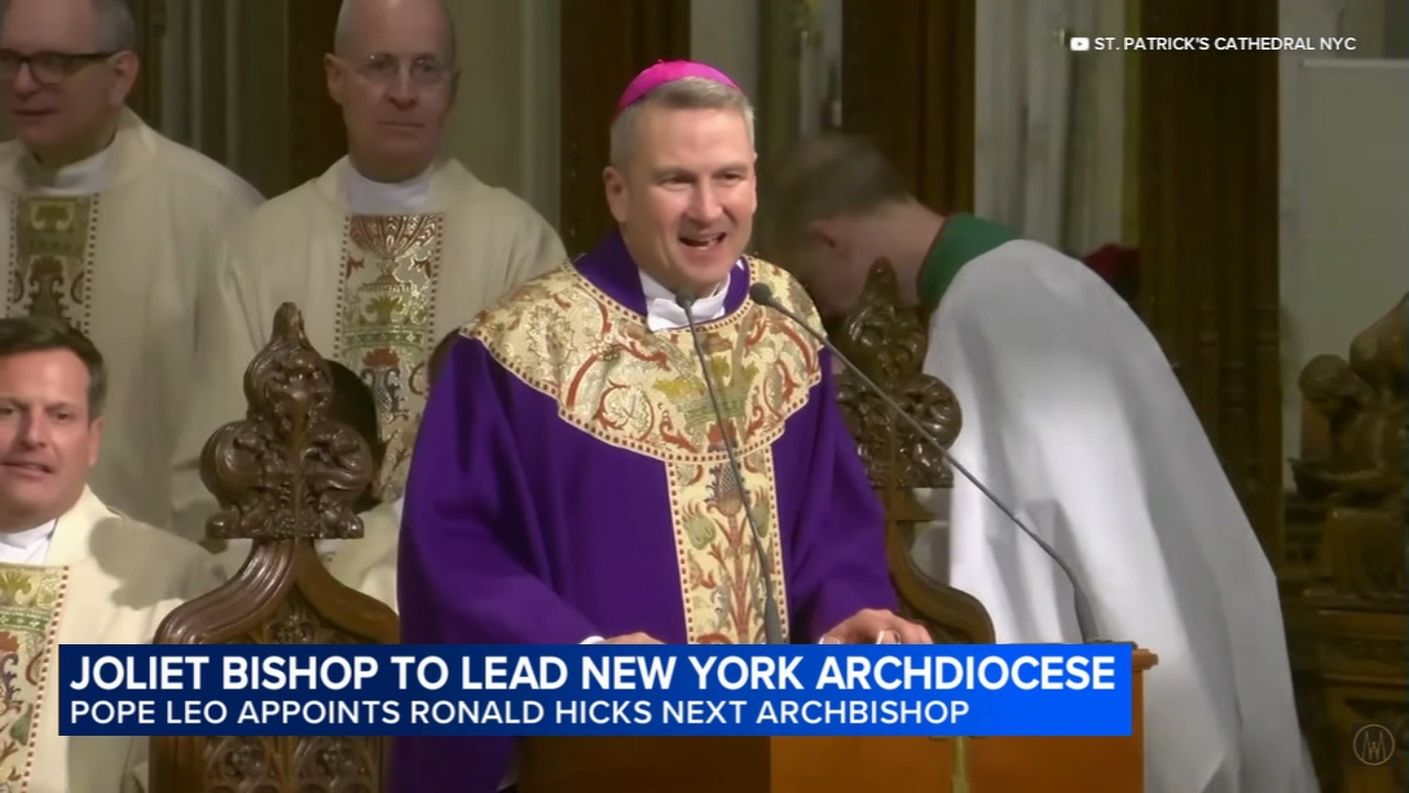 Joliet Bishop Ronald Hicks named to lead New York Archdiocese
