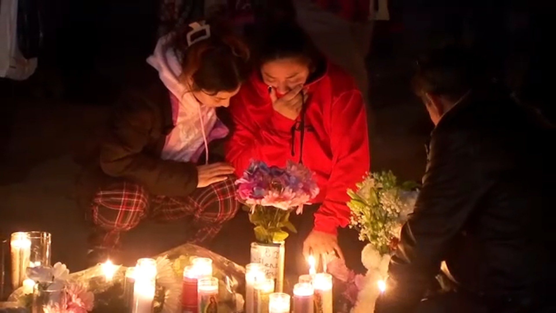 Mourners gather for candlelight tribute for family of five in ...